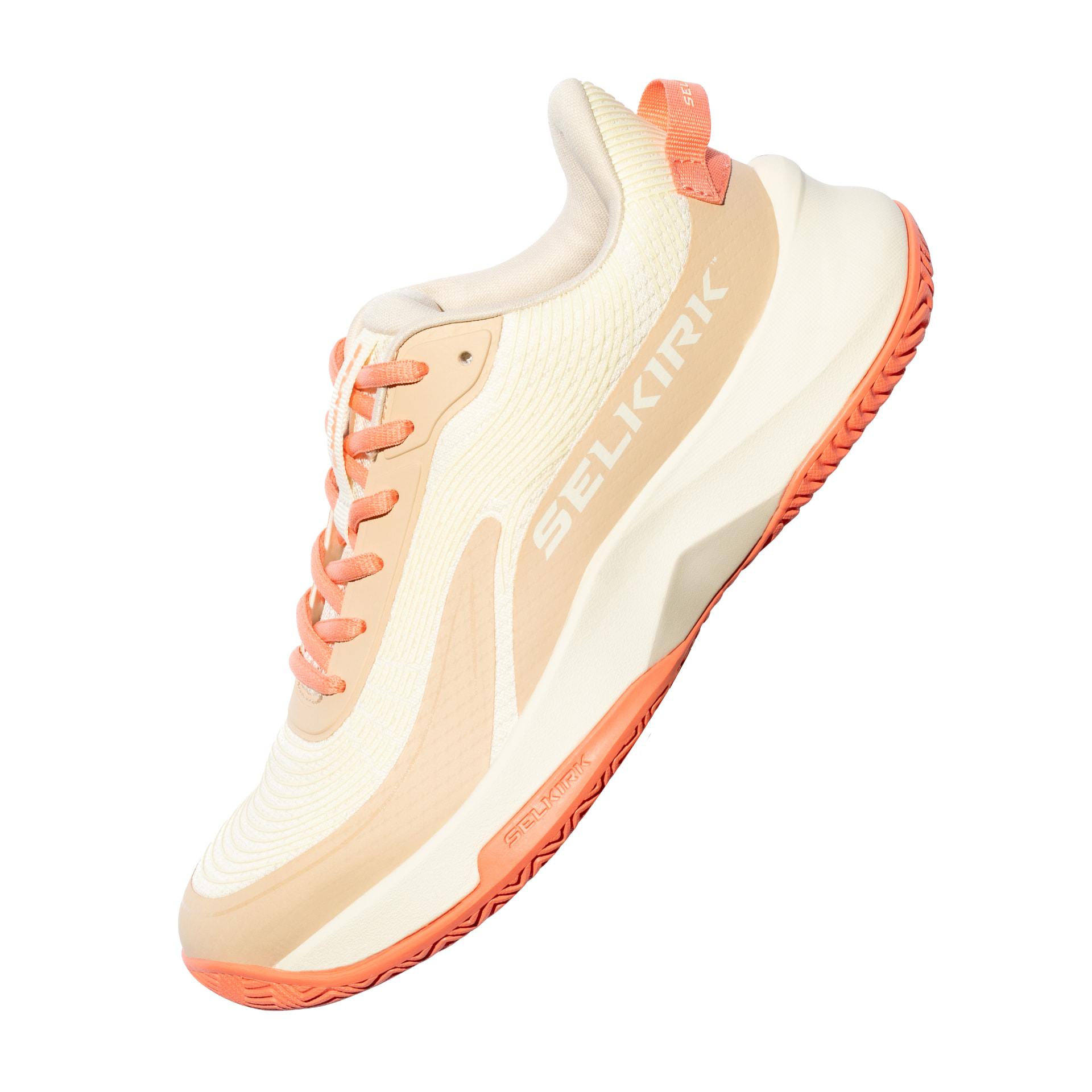 Selkirk Courtstrike Pro 2.0 women's pickleball shoe in peach mix